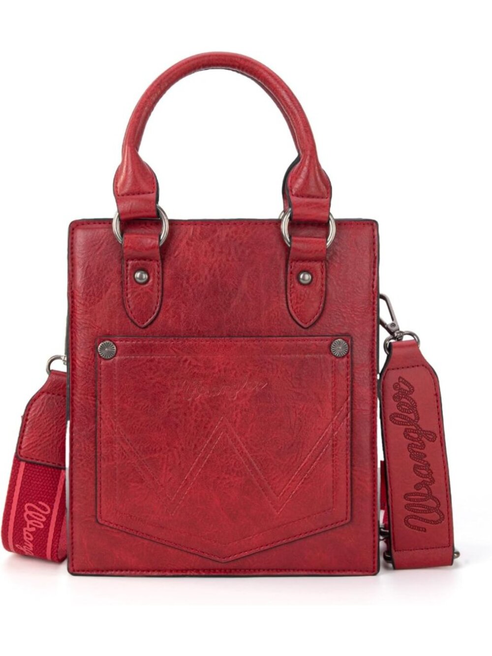 Stylish Embossed Crossbody Purse for Women | Fringe Handbag & Western Mini Tote - Picture 6 of 6